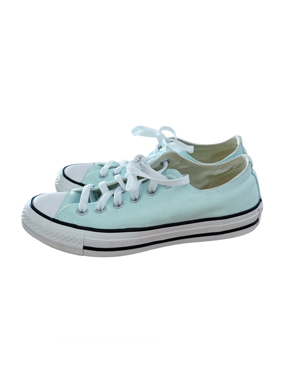 CONVERSE‎ Chuck Taylor All Star Lift Low Sneakers Teal White Sz 7 women’s